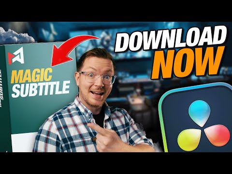 FREE Ai Generated Subtitles in the FREE Version of DaVinci Resolve - Magic Subtitles Lite