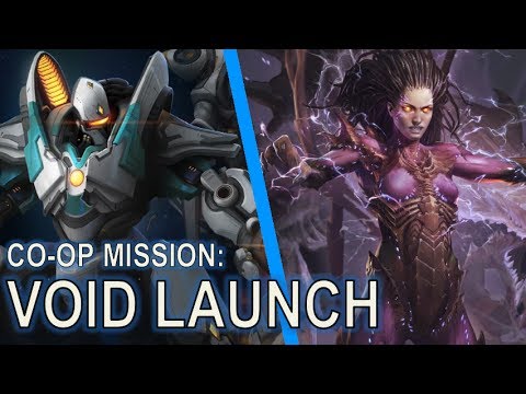 Starcraft 2 Co-Op Mission: Void Launch [Level 9 Fenix]