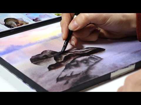 This is How to Actually "PAINT" with Watercolor (Not DRAW!)