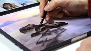 This is How to Actually "PAINT" with Watercolor (Not DRAW!)