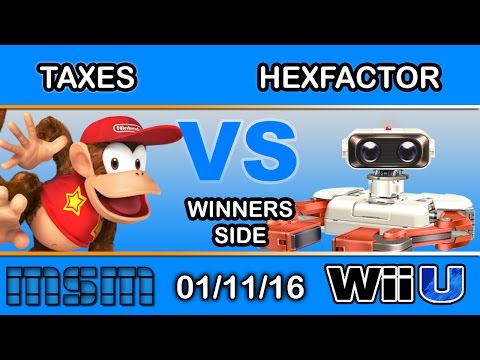 MSM 32 - Taxes (Diddy Kong) Vs. Hexfactor (ROB) Winners Side - Smash Wii U