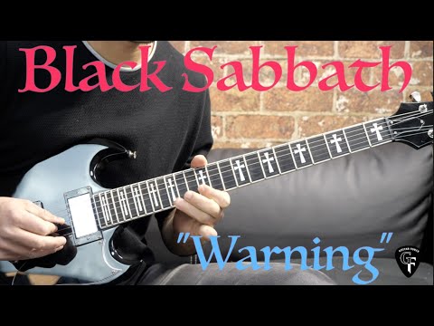 Black Sabbath - "The Warning" (Part 2) - Metal Guitar Lesson (w/Tabs)