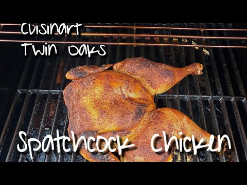 Smoked and Spatchcocked Whole Chicken | Smoked Chicken Recipe