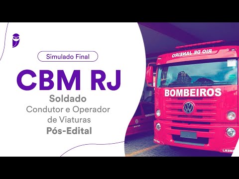 Simulado Final CBM RJ – Soldado - Condutor e Operador de Viaturas - Pós-Edital - Correção