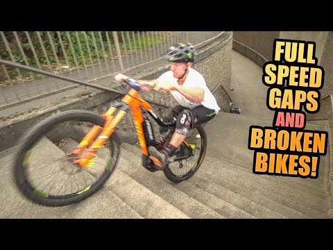 FULL SPEED GAPS AND BROKEN BIKES - URBAN MTB FREERIDE