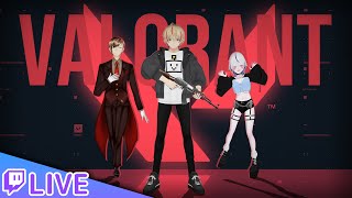 VALORANT ランク振り分けせん？ 【コラボ】（マイク音デカめ）