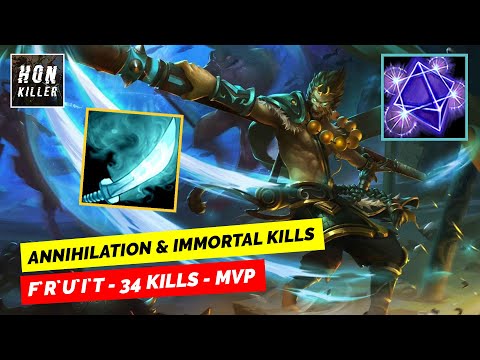 HoN Monkey King GENJURO with GEOMETER'S BANE - MVP