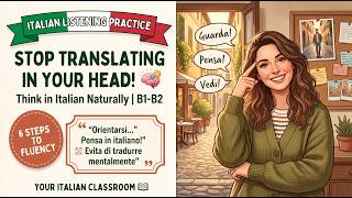 Download lagu Stop Translating in Your Head | Think in Italian | B1-B2 mp3
