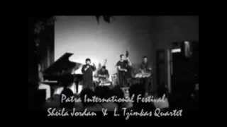 Sheila Jordan &amp; Lakis Tzimkas Quartet &quot;Everything happens to me&quot; Live