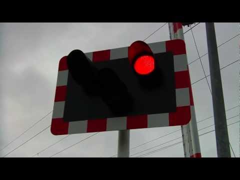 Level Crossing at Merrion Gates in Dublin