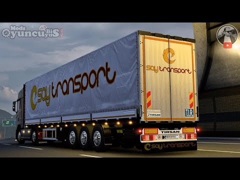 Efsane Motor Sesi | Scania S500 | Tırsan Dorse | Say Transport #g29 #scania  #truck