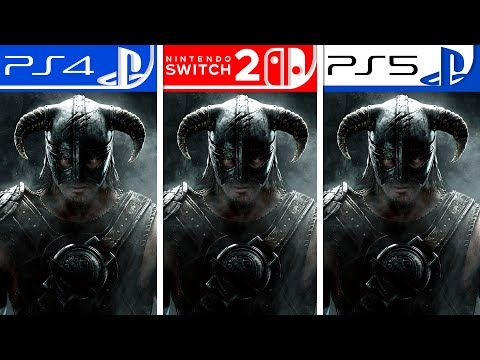 SKYRIM | Switch 2 - PS4 Pro - PS5 | Final Graphics Comparison