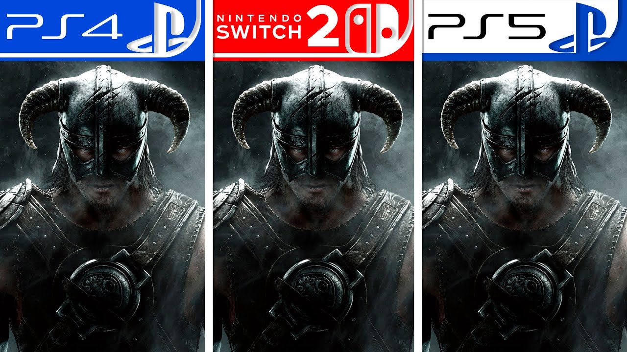 SKYRIM | Switch 2 - PS4 Pro - PS5 | Final Graphics Comparison