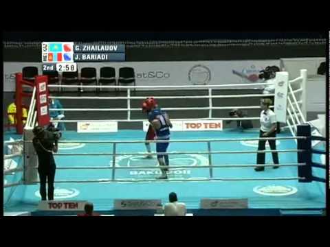 Light (60kg) R16- Zhailauov Gani (KAZ) VS Bariadi Javkhlan (MGL) -2011 AIBA World Champs