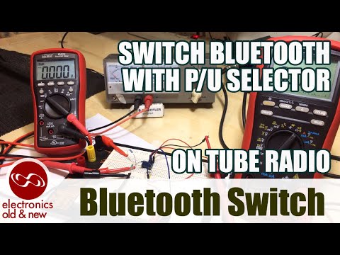 Switch Bluetooth with Pickup Selector on Tube Radio. Really NO noise.