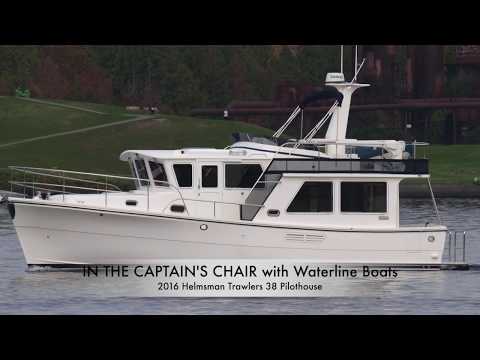 In the Captain's Chair 2016 Helmsman Trawlers 38 Pilothouse