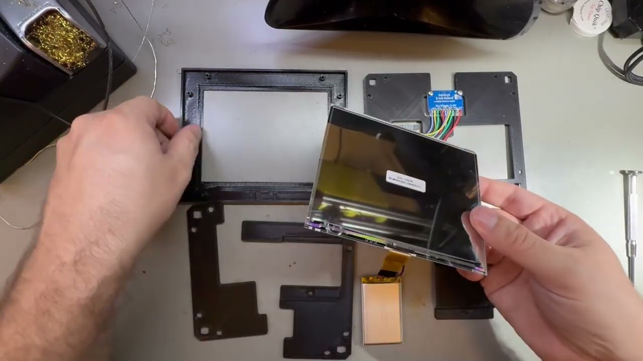 Steam Machine Inkterface e-ink display assembly