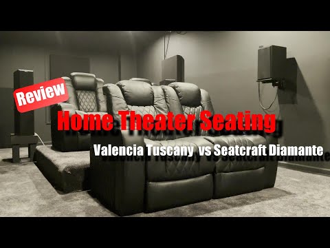 Home Theater Seating Review: Valencia Tuscany vs Seatcraft Diamante