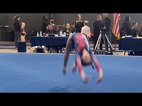 Level 3 Floor USAG Florida State Meet 9 years old 9.375 Olivia Artiga