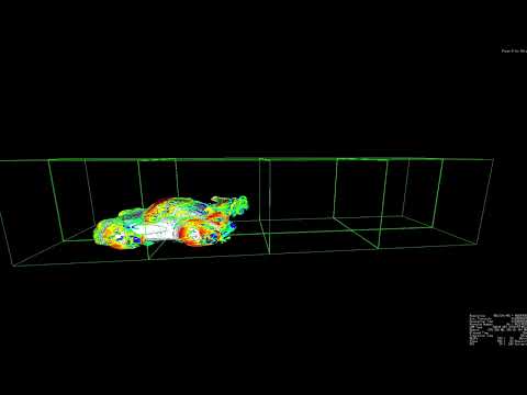FluidX3D Demo Porsche 911 STL CFD