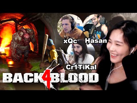39daph Plays Back 4 Blood - w/ xQc, Hasan, MoistCr1TiKaL