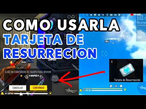 Como usar LA TARJETA DE RESURRECCIÓN en Free Fire | Como usar Tarjeta de Resurrección para revivir