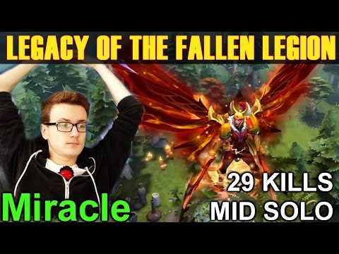 Miracle- Legion Commander- Dota 2: My Legacy of the Fallen Legion @ 29Kills [MID SOLO]