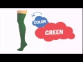AJs Knee High Nylon Socks Green ClownAntics Com