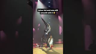 Usher fell on purpose to make her feel better 👍 #dance