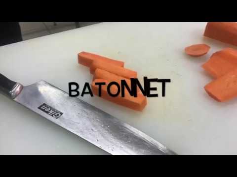 Vegetable Cutting : Batonnet