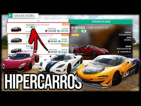 Forza Horizon 4 - ARRANCADÃO de LEILÃO com HIPERCARROS
