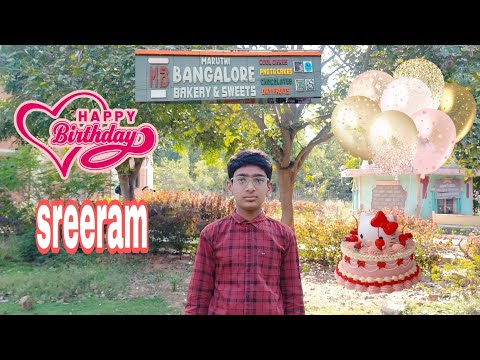 anantapur sreeram birthday maruthi banglore bakery sponser cake #anantapurvlogs #anantapur