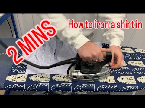 How to iron a shirt in 2 minutes