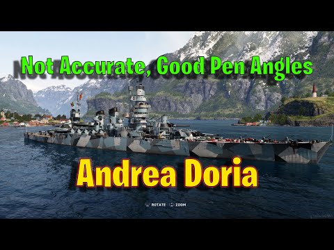 Andrea Doria May Not Be Accurate But It'll Hurt Ya in World of Warships Legends!