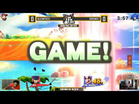 Ultra WBB #148 | Blazingpasta vs Redeemer Z - Grand Final Low Tiers - Super Smash Bros. for Wii U