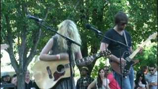 SMOKE AND MIRRORS - JACK and WHITE perform with band in Sacramento's Cesar Chavez Plaza