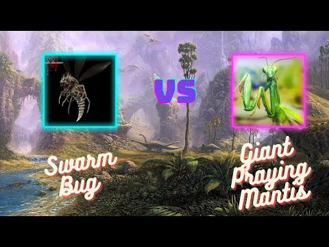 Battle of Giant Mutants 🦖 Swarm Bug – Giant Praying Mantis 🦖 Animal Rebellion Battle Simulator