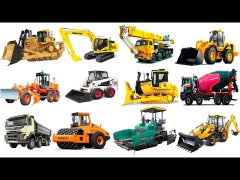 Educational Video for Kids. Learning Vehicles, Construction Trucks, Transport Names. Learn english