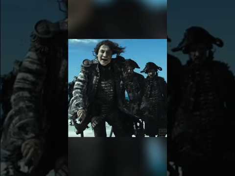 Captain Salazar meets Captain Jack Sparrow on the beach | Pirates of The Caribbean 5