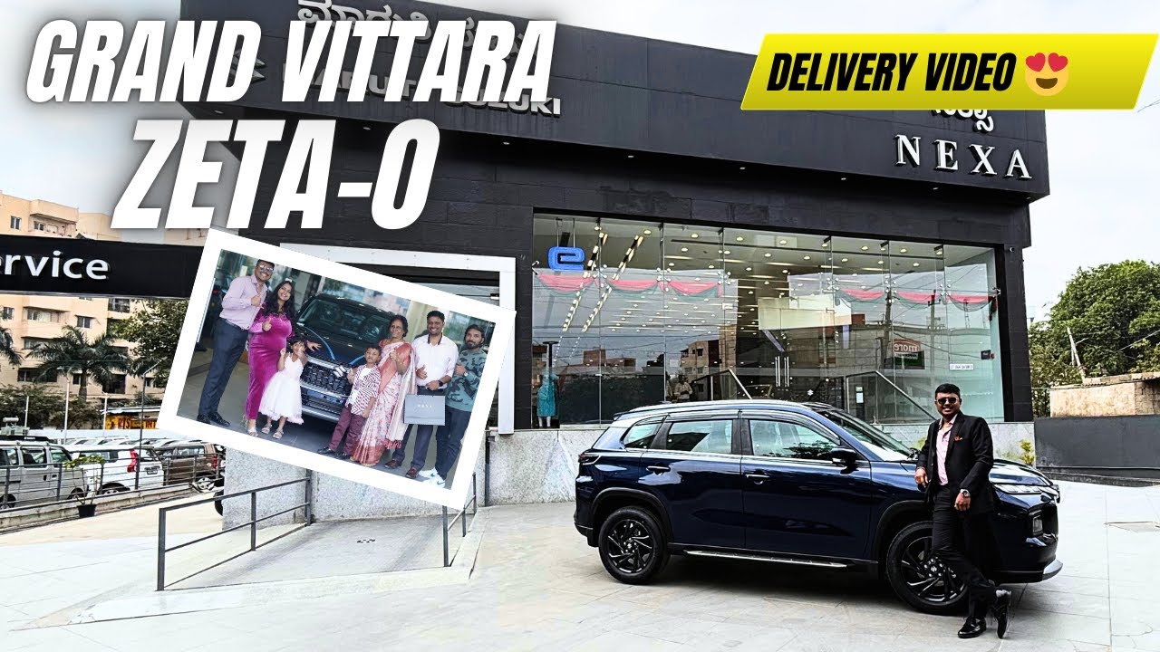 Maruti Suzuki Grand Vitara Zeta 0 2026 delivery vlog 😍