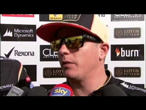Monza, Kimi's interview after FP2 - 06/09/2013