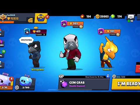 Skins = Wins? - Crow Gameplay - Lachkid BrawlStars