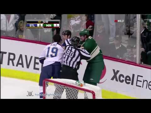 D.J. King vs Derek Boogaard Mar 14, 2010 - Minnesota feed