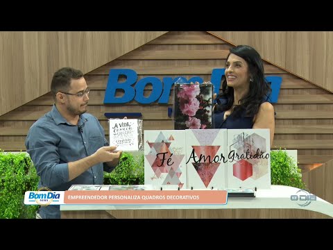 Empreendedor personaliza quadros decorativos 23 08 2022