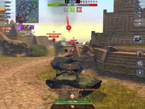 KpfPz70 (4100+Dam AMMO RACKS VK100.01P 100%) WORLD OF TANKS BLITZ MMO