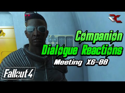 Fallout 4 | Meeting X6-88 - All Companions Dialogue Reactions/Comments