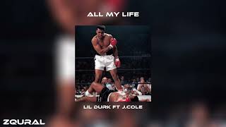 all my life - lil durk ft j.cole (nightcore/spedup + pitched)