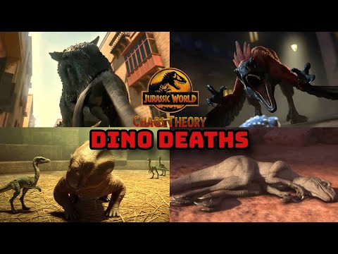 Every Dinosaur/Pterosaur/Locust/Dicynodont Death In Jurassic World Chaos Theory Season 3! Kill Count
