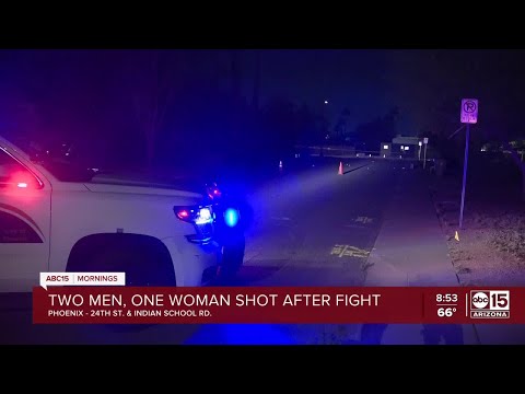 PD: 3 hurt in shooting near 24th Street and Indian School Road