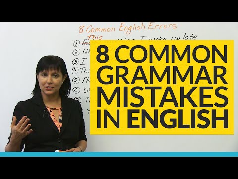 8 Common Grammar Mistakes in English